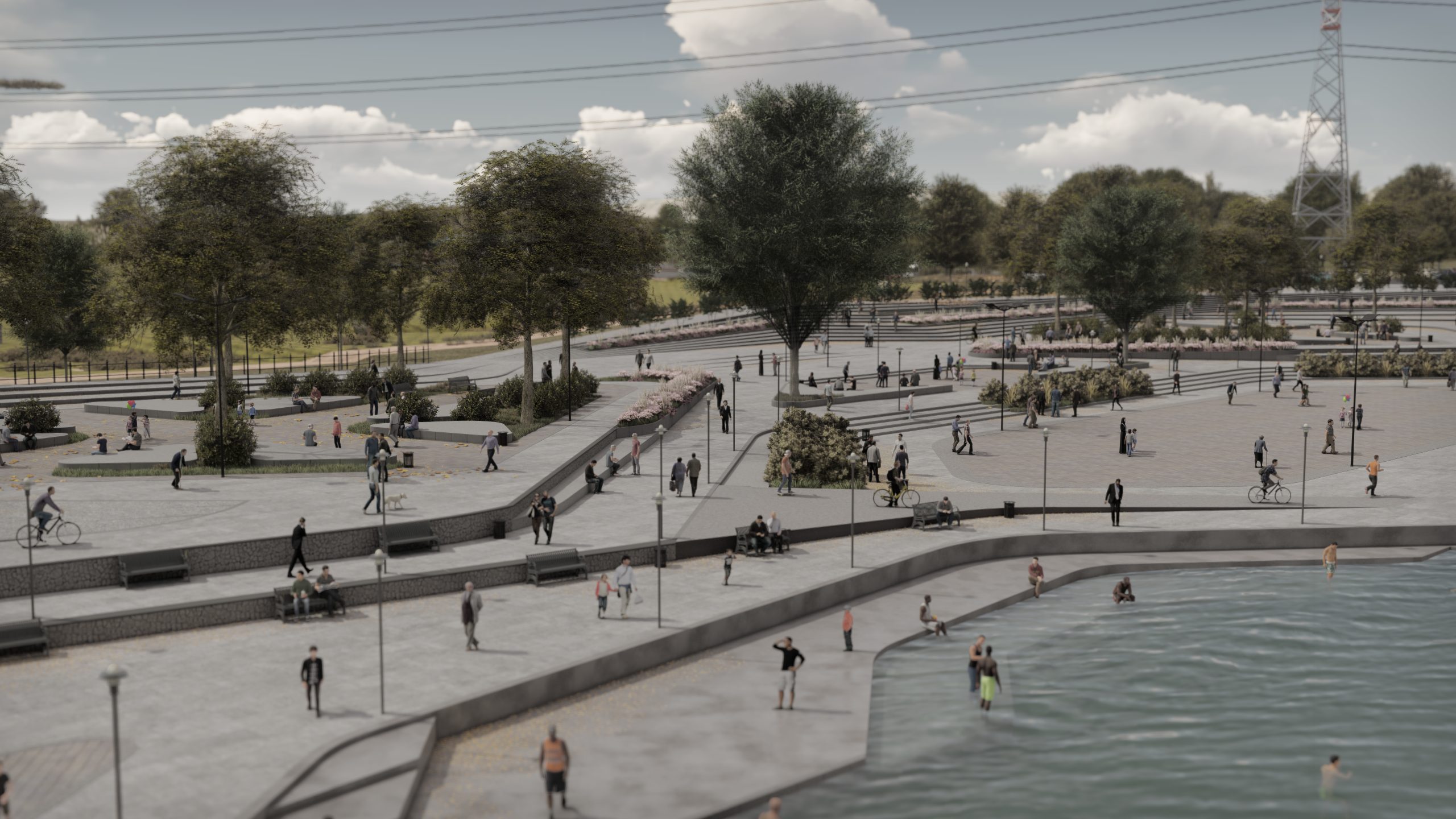 پروژه طراحی شناگاه ساحلی شهرستان گتوند